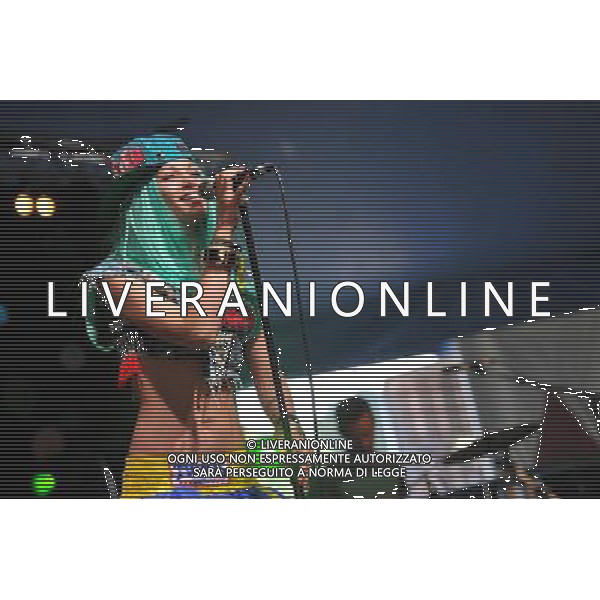 Love Supreme Jazz Festival at Glynde near Lewes, East Sussex. Kitten And The Hip pictured. Kitten Quinn vocals and Ashley Slater on brass. /AGENZIA ALDO LIVERANI SAS-ITALY ONLY - EDITORIAL USE ONLY