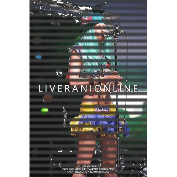 Love Supreme Jazz Festival at Glynde near Lewes, East Sussex. Kitten And The Hip pictured. Kitten Quinn vocals and Ashley Slater on brass. /AGENZIA ALDO LIVERANI SAS-ITALY ONLY - EDITORIAL USE ONLY