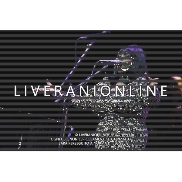 Love Supreme Jazz Festival at Glynde near Lewes, East Sussex. Jools Holland And His Rhythm And Blues Orchestra perform as headliners on the main stage of the festival. Special guests include Roland Gift and Ruby Turner amongst others. /AGENZIA ALDO LIVERANI SAS-ITALY ONLY - EDITORIAL USE ONLY