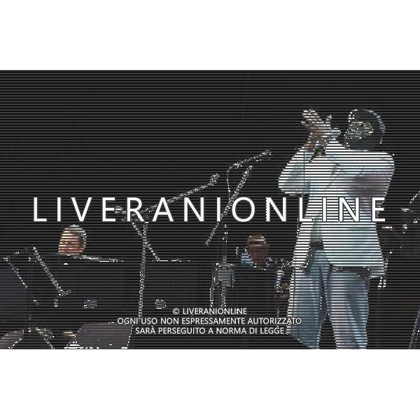 Love Supreme Jazz Festival at Glynde near Lewes, East Sussex. Jools Holland And His Rhythm And Blues Orchestra perform as headliners on the main stage of the festival. Special guests include Roland Gift and Ruby Turner amongst others. /AGENZIA ALDO LIVERANI SAS-ITALY ONLY - EDITORIAL USE ONLY