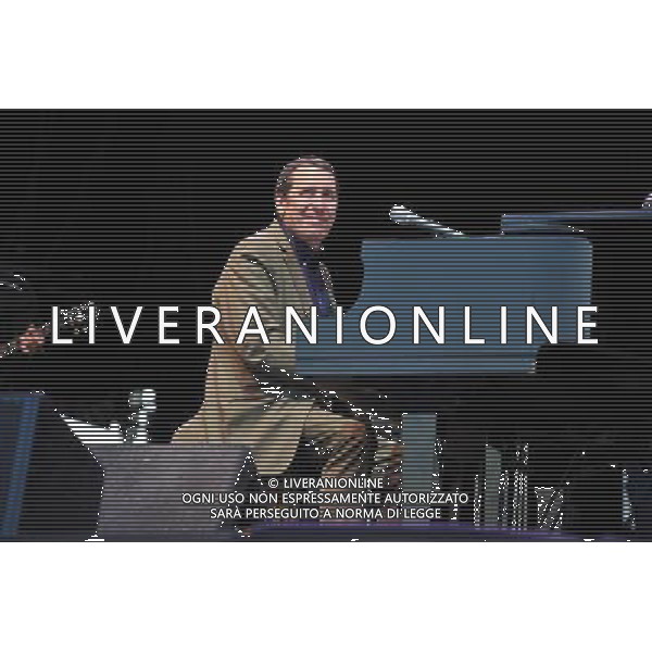 Love Supreme Jazz Festival at Glynde near Lewes, East Sussex. Jools Holland And His Rhythm And Blues Orchestra perform as headliners on the main stage of the festival. Special guests include Roland Gift and Ruby Turner amongst others. /AGENZIA ALDO LIVERANI SAS-ITALY ONLY - EDITORIAL USE ONLY