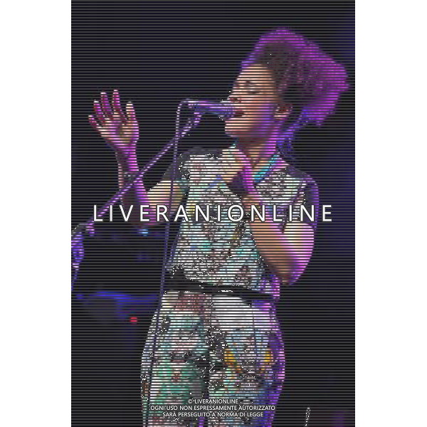 Love Supreme Jazz Festival at Glynde near Lewes, East Sussex. Andreya Triana pictured. /AGENZIA ALDO LIVERANI SAS-ITALY ONLY - EDITORIAL USE ONLY
