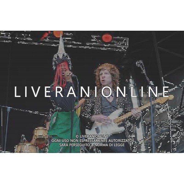 Love Supreme Jazz Festival at Glynde near Lewes, East Sussex. Brand New Heavies pictured band members include: Jan Kincaid Simon Bartholomew Andrew Levy Dawn Joseph /AGENZIA ALDO LIVERANI SAS-ITALY ONLY - EDITORIAL USE ONLY