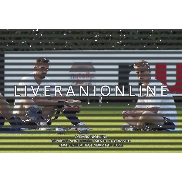 Coverciano 04/10/2004 Raduno della Nazionale Nella foto:Pelizzoli Ivan e De Rossi Daniele.* Ph Gianni Nucci/Aldo Liverani