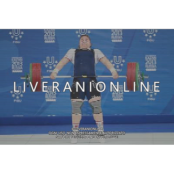 (130712) -- KAZAN, July 12, 2013 () -- Tatiana Kashirina of Russia competes during the women\'s +75kg weightlifting competition at the 27th Summer Universiade in Kazan, Russia, July 11, 2013. Kashirina won the gold medal with a weight of 319kg. (/Ren Yuan) (jyc) ©photoshot/AGENZIA ALDO LIVERANI SAS - ITALY ONLY - EDITORIAL USE ONLY
