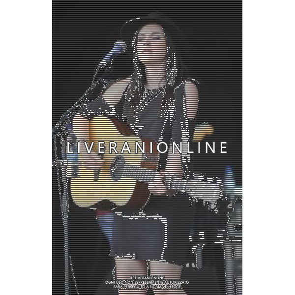 Amy Macdonald at the Cornbury Music Festival Oxfordshire 5th ,july 2013 pictures Brian Jordan/Retna pictures AG ALDO LIVERANI SAS ONLY ITALY