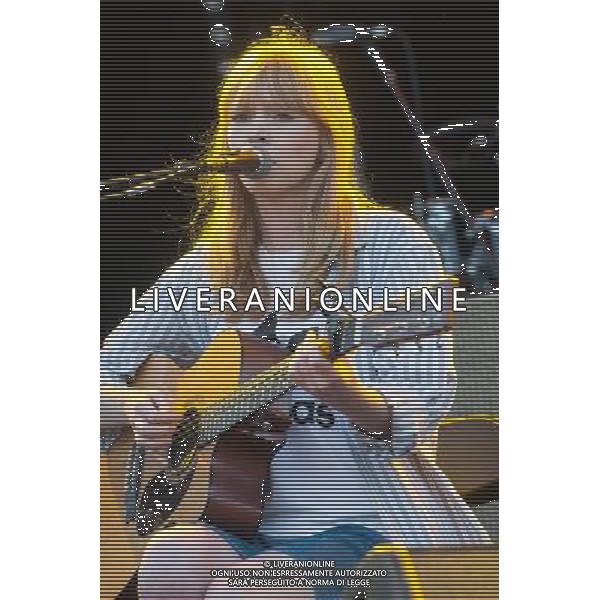 Lucy Rose (born Lucy Rose Parton) opens for Paul Wellerat Kew Gardens, Richmond, England, UK on 11th July 2013 as part of the Kew The Music series of gigs. 