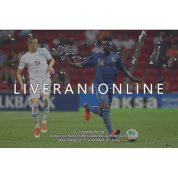 FIFA U20 World Cup Final match between France and Uruguay at Turk Telekom Arena Stadium in Istanbul, Turkey 13.07.2013 Pictured: Nicolas Lopez (11) of Uruguay and Naby Sarr (14) of France. MISTRZOSTWA SWIATA U20 U 20 PILKA NOZNA TURCJA FINAL FRANCJA vs URUGWAJ FOT. SESKIM/NEWSPIX.PL TURKEY, GERMANY, AUSTRIA AND UK OUT !!! --- Newspix.pl AG ALDO LIVERANI SAS ONLY ITALY *** Local Caption *** www.newspix.pl mail us: info@newspix.pl call us: 0048 022 23 22 222 --- Polish Picture Agency by Ringier Axel Springer Poland