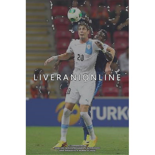 FIFA U20 World Cup Final match between France and Uruguay at Turk Telekom Arena Stadium in Istanbul, Turkey 13.07.2013 Pictured: Felipe Avenatti ( front) of Uruguay and of France. MISTRZOSTWA SWIATA U20 U 20 PILKA NOZNA TURCJA FINAL FRANCJA vs URUGWAJ FOT. SESKIM/NEWSPIX.PL TURKEY, GERMANY, AUSTRIA AND UK OUT !!! --- Newspix.pl AG ALDO LIVERANI SAS ONLY ITALY *** Local Caption *** www.newspix.pl mail us: info@newspix.pl call us: 0048 022 23 22 222 --- Polish Picture Agency by Ringier Axel Springer Poland