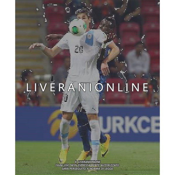 FIFA U20 World Cup Final match between France and Uruguay at Turk Telekom Arena Stadium in Istanbul, Turkey 13.07.2013 Pictured: Felipe Avenatti ( front) of Uruguay and of France. MISTRZOSTWA SWIATA U20 U 20 PILKA NOZNA TURCJA FINAL FRANCJA vs URUGWAJ FOT. SESKIM/NEWSPIX.PL TURKEY, GERMANY, AUSTRIA AND UK OUT !!! --- Newspix.pl AG ALDO LIVERANI SAS ONLY ITALY *** Local Caption *** www.newspix.pl mail us: info@newspix.pl call us: 0048 022 23 22 222 --- Polish Picture Agency by Ringier Axel Springer Poland