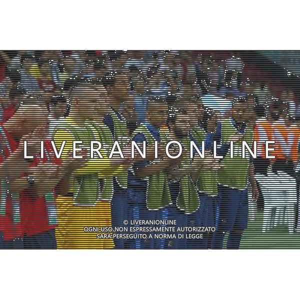 FIFA U20 World Cup Final match between France and Uruguay at Turk Telekom Arena Stadium in Istanbul, Turkey 13.07.2013 Pictured: France team bench. MISTRZOSTWA SWIATA U20 U 20 PILKA NOZNA TURCJA FINAL FRANCJA vs URUGWAJ FOT. SESKIM/NEWSPIX.PL TURKEY, GERMANY, AUSTRIA AND UK OUT !!! --- Newspix.pl AG ALDO LIVERANI SAS ONLY ITALY *** Local Caption *** www.newspix.pl mail us: info@newspix.pl call us: 0048 022 23 22 222 --- Polish Picture Agency by Ringier Axel Springer Poland