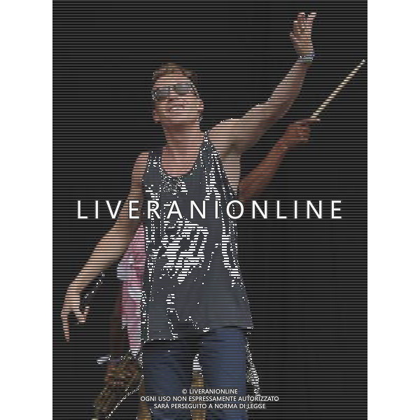  Macklemore \' Ryan Lewis performing live at the Yahoo Wireless Festival. Held in the Queen Elizabeth Olympic Park, Stratford, on Saturday July 13, 2013. ©photoshot/AGENZIA ALDO LIVERANI SAS - ITALY ONLY - EDITORIAL USE ONLY