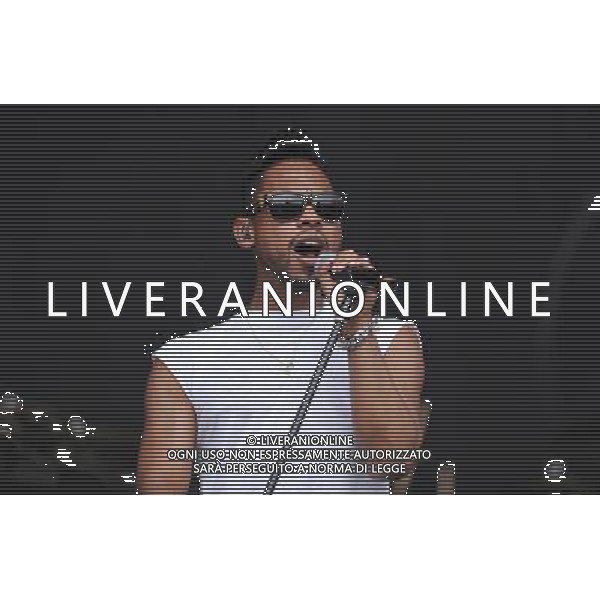  Miguel performing live at the Yahoo Wireless Festival. Held in the Queen Elizabeth Olympic Park, Stratford, on Saturday July 13, 2013. ©photoshot/AGENZIA ALDO LIVERANI SAS - ITALY ONLY - EDITORIAL USE ONLY