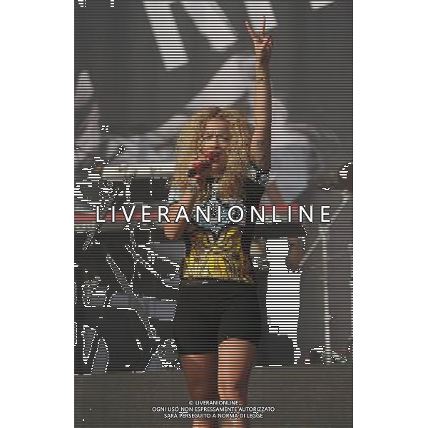  Rita Ora performing live at the Yahoo Wireless Festival. Held in the Queen Elizabeth Olympic Park, Stratford, on Saturday July 13, 2013. ©photoshot/AGENZIA ALDO LIVERANI SAS - ITALY ONLY - EDITORIAL USE ONLY