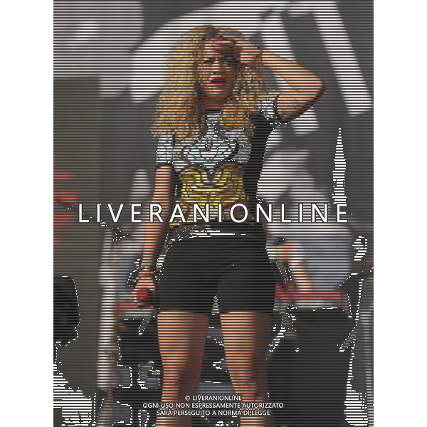  Rita Ora performing live at the Yahoo Wireless Festival. Held in the Queen Elizabeth Olympic Park, Stratford, on Saturday July 13, 2013. ©photoshot/AGENZIA ALDO LIVERANI SAS - ITALY ONLY - EDITORIAL USE ONLY
