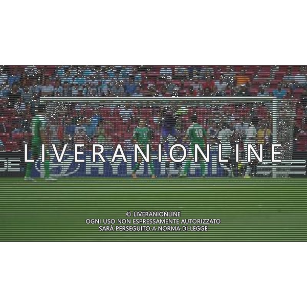 (130714) -- ISTANBUL, July 14, 2013 () -- Richard Ofori (3rd L), goalkeeper of Ghana, saves the ball during the the third-place football match between Ghana and Iraq at the FIFA U-20 World Cup in Istanbul, Turkey, July 13, 2013. Ghana won 3-0. (/Lu Zhe) (jyc) ©photohsot/AGENZIA ALDO LIVERANI SAS - ITALY ONLY - Ghana Vs Iraq durante la partita per terzo posto ai campioanti mondiali di calcio U-20 a Istanbul, in Turchia, 13 Luglio 2013. il Ghana ha vinto 3-0.