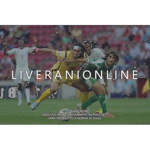 FIFA U20 World Cup match between Ghana and Iraq at Turk Telekom Arena Stadium in Istanbul, Turkey 13.07.2013 Match Scored: Ghana 3 - Iraq 0 Pictured: Goalkeeper Mohammed Hameed and Humam Tariq of Iraq and Clifford Aboagye of Ghana. MISTRZOSTWA SWIATA U20 U 20 PILKA NOZNA TURCJA GHANA vs IRAK FOT. SESKIM/NEWSPIX.PL TURKEY, GERMANY, AUSTRIA AND UK OUT !!! --- Newspix.pl ag aldo liverani sas only italy *** Local Caption *** www.newspix.pl mail us: info@newspix.pl call us: 0048 022 23 22 222 --- Polish Picture Agency by Ringier Axel Springer Poland