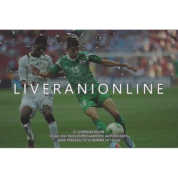 FIFA U20 World Cup match between Ghana and Iraq at Turk Telekom Arena Stadium in Istanbul, Turkey 13.07.2013 Match Scored: Ghana 3 - Iraq 0 Pictured: Princebell Addico (L) of Ghana and Dhurgham Ismail of Iraq. MISTRZOSTWA SWIATA U20 U 20 PILKA NOZNA TURCJA GHANA vs IRAK FOT. SESKIM/NEWSPIX.PL TURKEY, GERMANY, AUSTRIA AND UK OUT !!! --- Newspix.pl ag aldo liverani sas only italy *** Local Caption *** www.newspix.pl mail us: info@newspix.pl call us: 0048 022 23 22 222 --- Polish Picture Agency by Ringier Axel Springer Poland