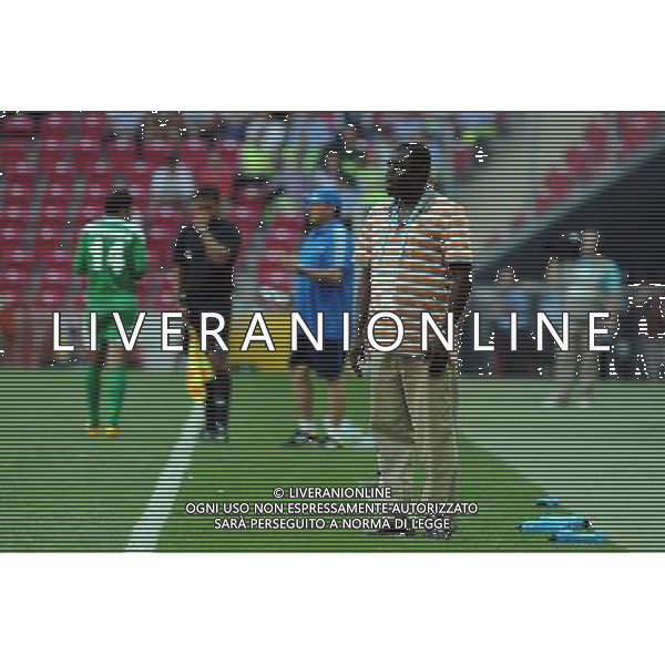 FIFA U20 World Cup match between Ghana and Iraq at Turk Telekom Arena Stadium in Istanbul, Turkey 13.07.2013 Match Scored: Ghana 3 - Iraq 0 Pictured: Coach Sellas Tetteh of Ghana. MISTRZOSTWA SWIATA U20 U 20 PILKA NOZNA TURCJA GHANA vs IRAK FOT. SESKIM/NEWSPIX.PL TURKEY, GERMANY, AUSTRIA AND UK OUT !!! --- Newspix.pl ag aldo liverani sas only italy *** Local Caption *** www.newspix.pl mail us: info@newspix.pl call us: 0048 022 23 22 222 --- Polish Picture Agency by Ringier Axel Springer Poland