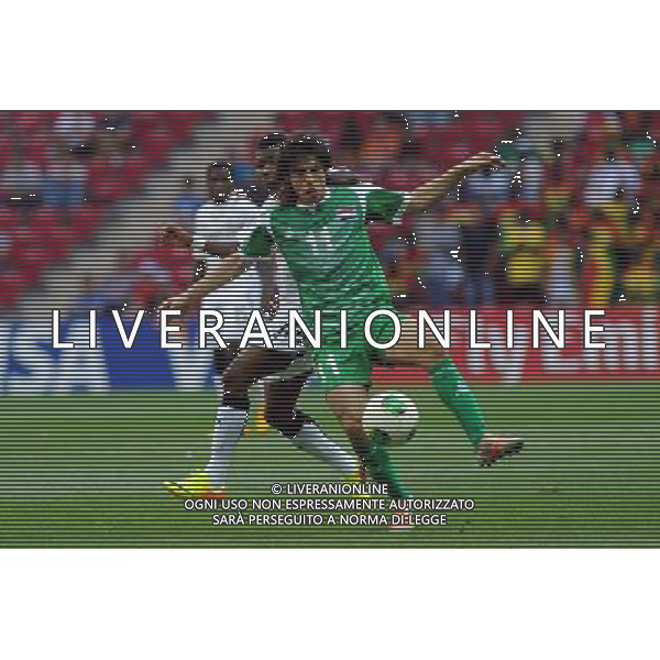 FIFA U20 World Cup match between Ghana and Iraq at Turk Telekom Arena Stadium in Istanbul, Turkey 13.07.2013 Match Scored: Ghana 3 - Iraq 0 Pictured: Clifford Aboagye (L) of Ghana and Humam Tariq of Iraq. MISTRZOSTWA SWIATA U20 U 20 PILKA NOZNA TURCJA GHANA vs IRAK FOT. SESKIM/NEWSPIX.PL TURKEY, GERMANY, AUSTRIA AND UK OUT !!! --- Newspix.pl ag aldo liverani sas only italy *** Local Caption *** www.newspix.pl mail us: info@newspix.pl call us: 0048 022 23 22 222 --- Polish Picture Agency by Ringier Axel Springer Poland