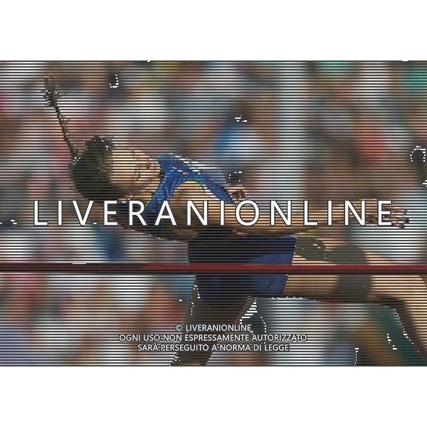 (130713) -- KAZAN, July 13, 2013 () -- Anna Iljushtshenko of Estonia competes during the women\'s high jump final at the 27th Summer Universiade in Kazan, Russia, July 12, 2013. Iljushtshenko won the bronze with 1.94 metres. (/Li Ying) (jyc) ©PHOTOSHOT/AGENZIA ALDO LIVERANI SAS - ITALY ONLY - EDITORIAL USE ONLY