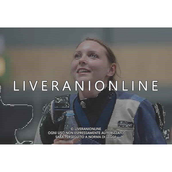 (130713) -- KAZAN, July 13, 2013 () -- Maren Prediger of Germany reacts after the women\'s 10m air rifle final of shooting event at the 27th Summer Universiade in Kazan, Russia, July 12, 2013. Prediger won the gold with 206.4 rings. (/Kong Hui) (jyc) ©PHOTOSHOT/AGENZIA ALDO LIVERANI SAS - ITALY ONLY - EDITORIAL USE ONLY