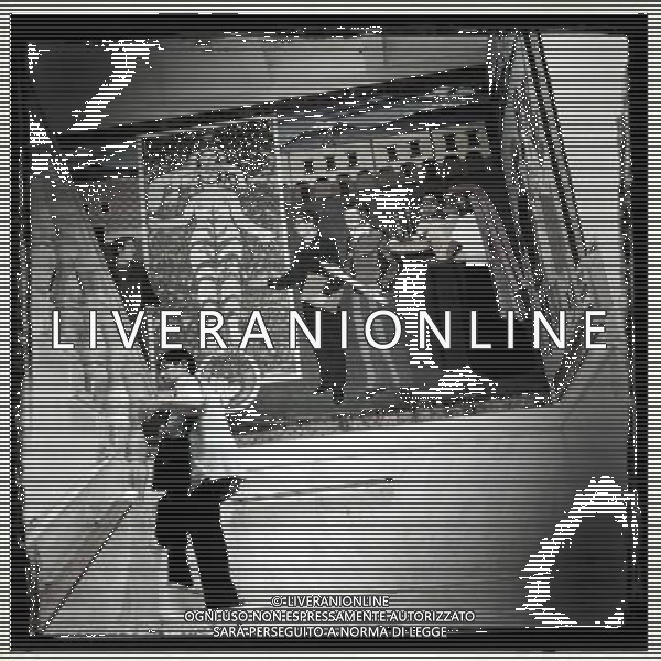 (130714) -- PUEBLA, July 14, 2013 () -- Image taken on July 13, 2013 using an Iphone 4S\' \'Hipstamatic\' app shows a woman walking up stairs of the Municipal Palace, in the Huejotzingo municipality, in the state of Puebla, in the center of Mexico. (/Guillermo Arias) (da) (ce) ©photoshot/AGENZIA ALDO LIVERANI SAS - ITALY ONLY - Vedute della vita quotidiana riprese nella citta\' di San Pedro Yancuitlalpan ricampionate con un Iphone 4S \'app \'Hipstamatic\', stato di Puebla, nel centro del Messico 4 luglio 2013