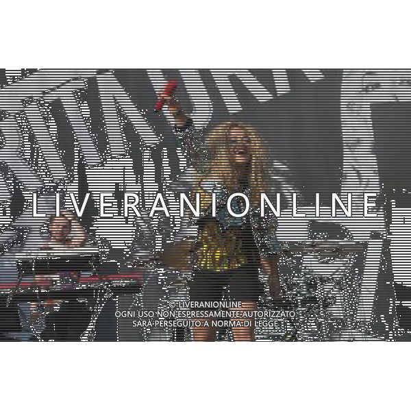 Rita Ora performs at The Yahoo! Wireless Festival at Queen Elizabeth Olympic Park, London, England, UK on 13th July 2013. ©photoshot/AGENZIA ALDO LIVERANI SAS - ITALY ONLY - EDITORIAL USE ONLY
