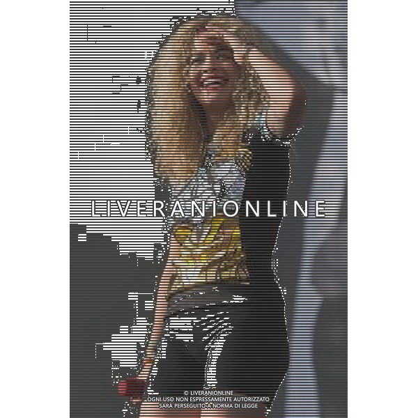 Rita Ora performs at The Yahoo! Wireless Festival at Queen Elizabeth Olympic Park, London, England, UK on 13th July 2013. ©photoshot/AGENZIA ALDO LIVERANI SAS - ITALY ONLY - EDITORIAL USE ONLY