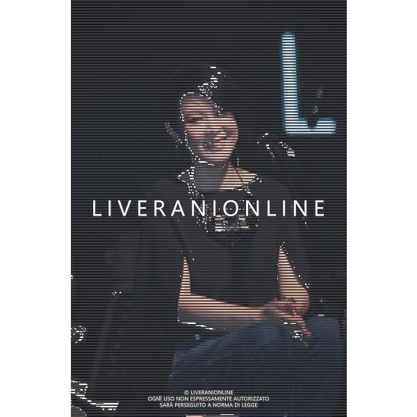 (130714) -- TAIPEI, July 14, 2013 () -- Singer Rene Liu performs during her concert in Taipei, southeast China\'s Taiwan, July 14, 2013. () (zc) ©photoshot/AGENZIA ALDO LIVERANI SAS - ITALY ONLY - La Cantante Rene Liu in concerto a Taipei, della Cina sud-orientale di Taiwan, 14 luglio 2013.