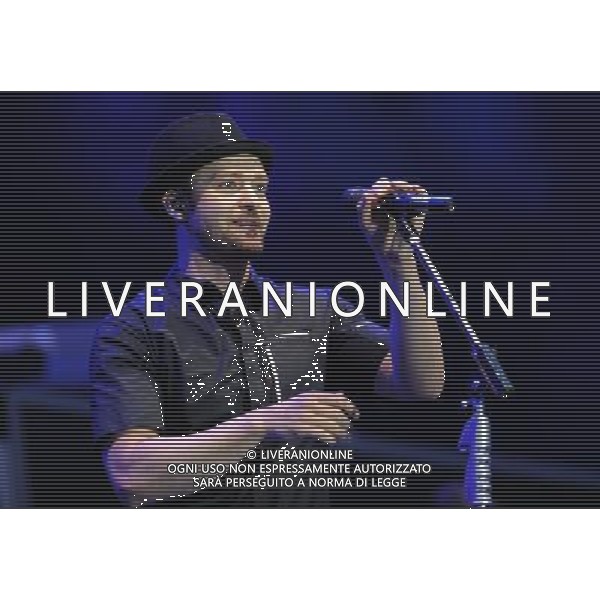  Justin Timberlake performing live at the Yahoo Wireless Festival. Held in the Queen Elizabeth Olympic Park, Stratford, on Friday July 12, 2013. AG ALDO LIVERANI SAS ONLY ITALY