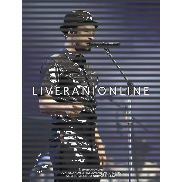  Justin Timberlake performing live at the Yahoo Wireless Festival. Held in the Queen Elizabeth Olympic Park, Stratford, on Friday July 12, 2013. AG ALDO LIVERANI SAS ONLY ITALY