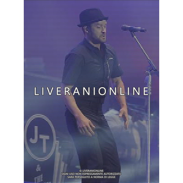  Justin Timberlake performing live at the Yahoo Wireless Festival. Held in the Queen Elizabeth Olympic Park, Stratford, on Friday July 12, 2013. AG ALDO LIVERANI SAS ONLY ITALY