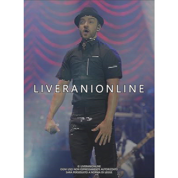  Justin Timberlake performing live at the Yahoo Wireless Festival. Held in the Queen Elizabeth Olympic Park, Stratford, on Friday July 12, 2013. AG ALDO LIVERANI SAS ONLY ITALY