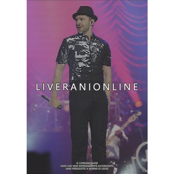  Justin Timberlake performing live at the Yahoo Wireless Festival. Held in the Queen Elizabeth Olympic Park, Stratford, on Friday July 12, 2013. AG ALDO LIVERANI SAS ONLY ITALY