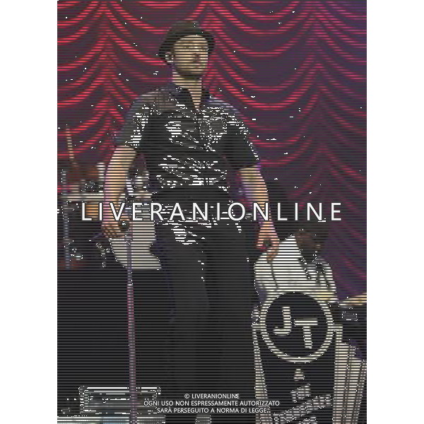  Justin Timberlake performing live at the Yahoo Wireless Festival. Held in the Queen Elizabeth Olympic Park, Stratford, on Friday July 12, 2013. AG ALDO LIVERANI SAS ONLY ITALY