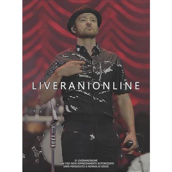  Justin Timberlake performing live at the Yahoo Wireless Festival. Held in the Queen Elizabeth Olympic Park, Stratford, on Friday July 12, 2013. AG ALDO LIVERANI SAS ONLY ITALY
