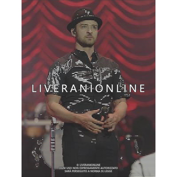  Justin Timberlake performing live at the Yahoo Wireless Festival. Held in the Queen Elizabeth Olympic Park, Stratford, on Friday July 12, 2013. AG ALDO LIVERANI SAS ONLY ITALY