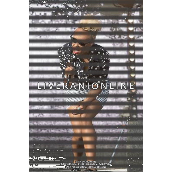 Emeli Sande performs on the Main Stage at T in the Park, Balado, Scotland, UK on 12th July 2013. AG ALDO LIVERANI SAS ONLY ITALY