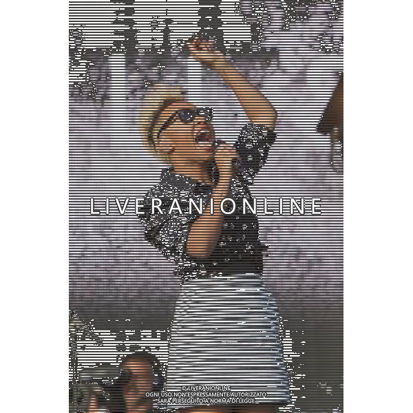 Emeli Sande performs on the Main Stage at T in the Park, Balado, Scotland, UK on 12th July 2013.