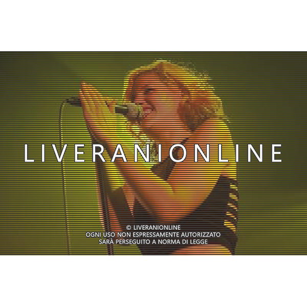 New York duo Ms Mr perform at The Electric Ballroom, Camden, London, England, UK on 17th July 2013. The band consists of vocalist Lizzy Plapinger and producer Max Hershenow. ©photoshot/AGENZIA ALDO LIVERANI SAS - ITALY ONLY - EDITORIAL USE ONLY