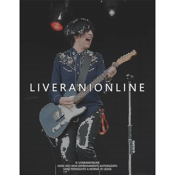  Pictured is: Singer and guitarist Sharleen Spiteri and Texas performing live on the Second Stage at the 20th Anniversary of T In The Park Festival, Balado, Kinross-Shire, Scotland, UK. 12th July 2013 Guitarist Ally McErlaine and ©PHOTOSHOT/AGENZIA ALDO LIVERANI SAS - ITALY ONLY - EDITORIAL USE ONLY