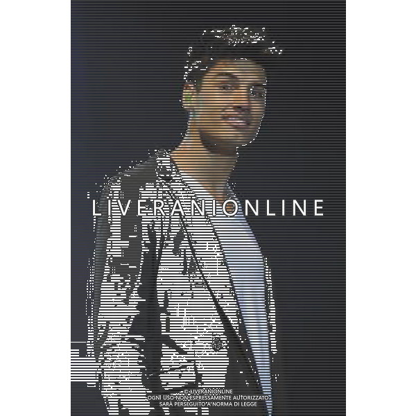 Siva Kaneswaran of The Wanted (Siva Kaneswaran, Nathan Sykes, Tom Parker, Max George \' Jay McGuiness) performs on stage at Rochester Castle, Rochester, Kent on Thursday 18 July 2013. ©PHOTOSHOT/AGENZIA ALDO LIVERANI SAS - ITALY ONLY - EDITORIAL USE ONLY