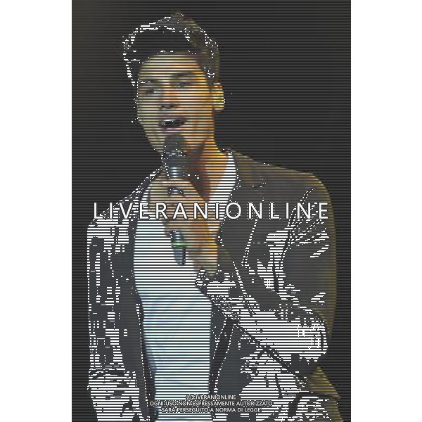 Siva Kaneswaran of The Wanted (Siva Kaneswaran, Nathan Sykes, Tom Parker, Max George \' Jay McGuiness) performs on stage at Rochester Castle, Rochester, Kent on Thursday 18 July 2013. ©PHOTOSHOT/AGENZIA ALDO LIVERANI SAS - ITALY ONLY - EDITORIAL USE ONLY