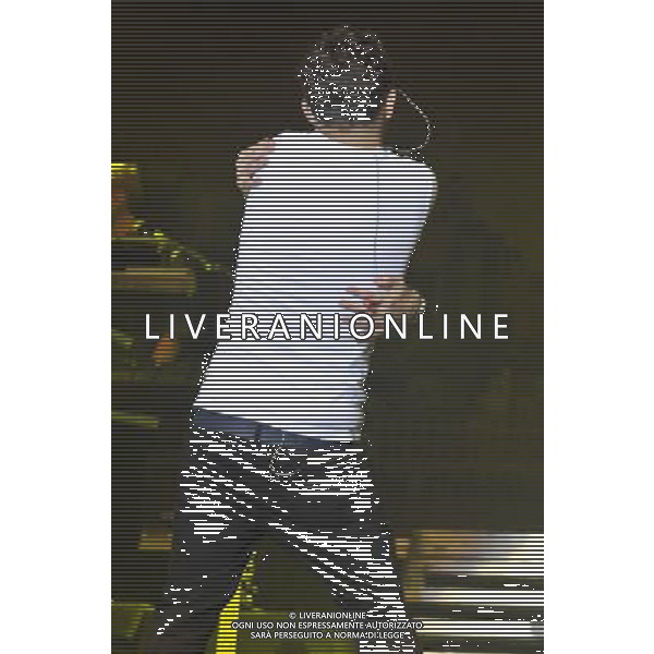 Nathan Sykes of The Wanted (Siva Kaneswaran, Nathan Sykes, Tom Parker, Max George \' Jay McGuiness) performs on stage at Rochester Castle, Rochester, Kent on Thursday 18 July 2013. ©PHOTOSHOT/AGENZIA ALDO LIVERANI SAS - ITALY ONLY - EDITORIAL USE ONLY