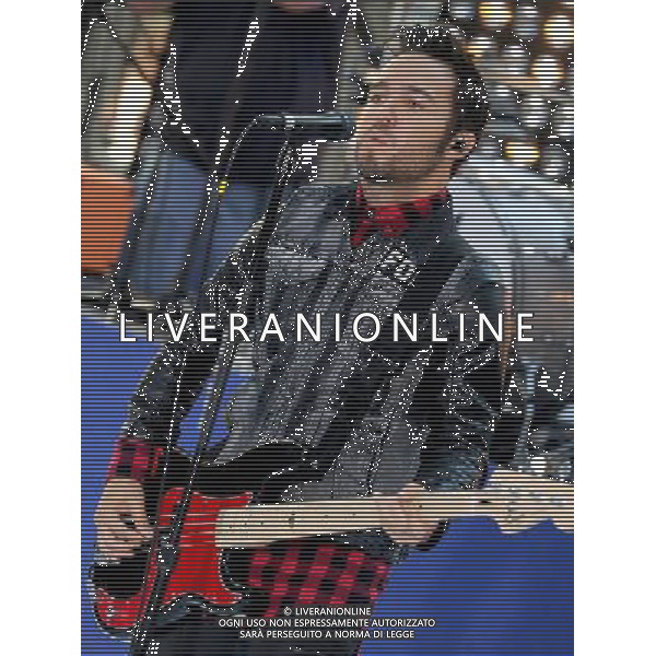 Bassist Pete Wentz of Fall Out Boy performs on NBC\'s \'Today\' at the NBC\'s TODAY Show on July 19, 2013 in New York, New York. ©PHOTOSHOT/AGENZIA ALDO LIVERANI SAS - ITALY ONLY - EDITORIAL USE ONLY
