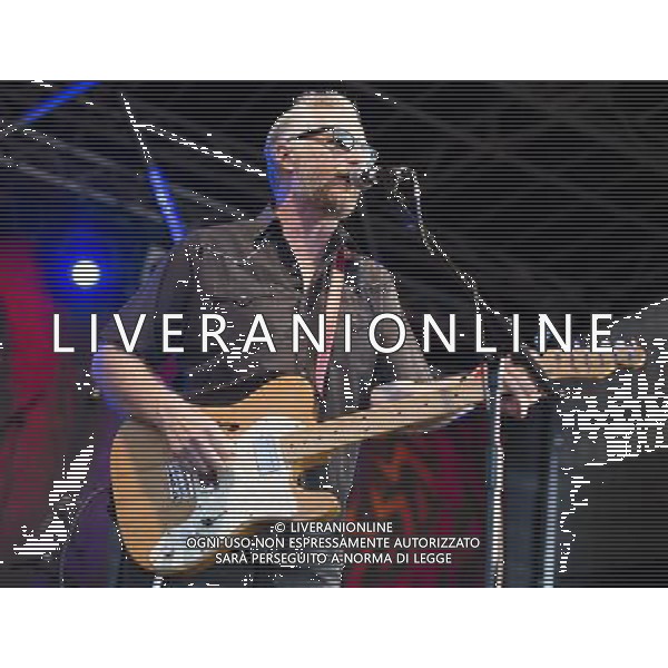 Billy Bragg performs at Chagstock, a small music festival near Okehampton, Devon. 20 July 2013 ©photoshot/AGENZIA ALDO LIVERANI SAS - ITALY ONLY - EDITORIAL USE ONLY
