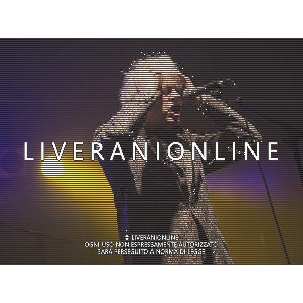 Bob Geldof performs in a fake crocodile skin suit with the Boomtown Rats at Chagstock, a small music festival near Okehampton, Devon. 20 July 2013 ©photoshot/AGENZIA ALDO LIVERANI SAS - ITALY ONLY - EDITORIAL USE ONLY