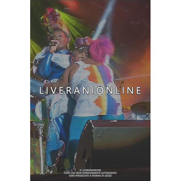 Basement Jaxx L-R - Corrina Josephs, Lisa Kekaula, performing live for the Summer Series live in concert at Somerset House, London, United Kingdom, London, United Kingdom Date: 21/071023 ©PHOTOSHOT/AGENZIA ALDO LIVERANI SAS - ITALY ONLY - EDITORIAL USE ONLY