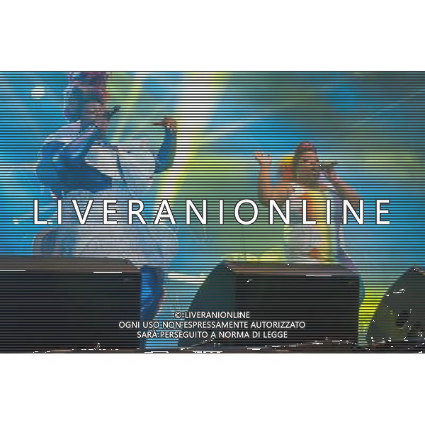 Basement Jaxx L-R - Corrina Josephs, Lisa Kekaula, performing live for the Summer Series live in concert at Somerset House, London, United Kingdom, London, United Kingdom Date: 21/071023 ©PHOTOSHOT/AGENZIA ALDO LIVERANI SAS - ITALY ONLY - EDITORIAL USE ONLY
